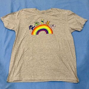 Grateful Dead Shirt with Rainbow Design